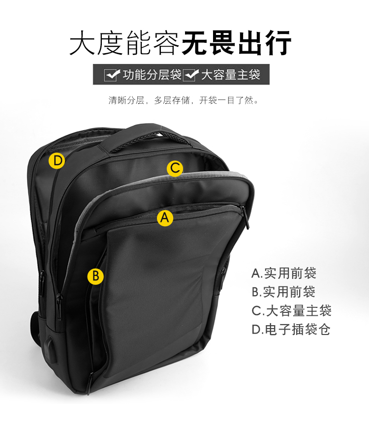 Travel Business Smart Anti Theft Backpack Laptop Back Pack Anti Theft Bags For Men Backpack Bag Rucksack