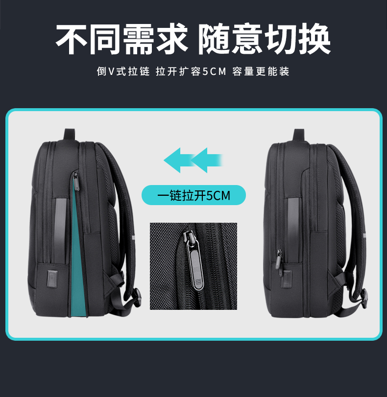 Leisure Commute Work Business Logo Custom Notebook Fashion Casual Daypack Travel Computer Laptop Backpack