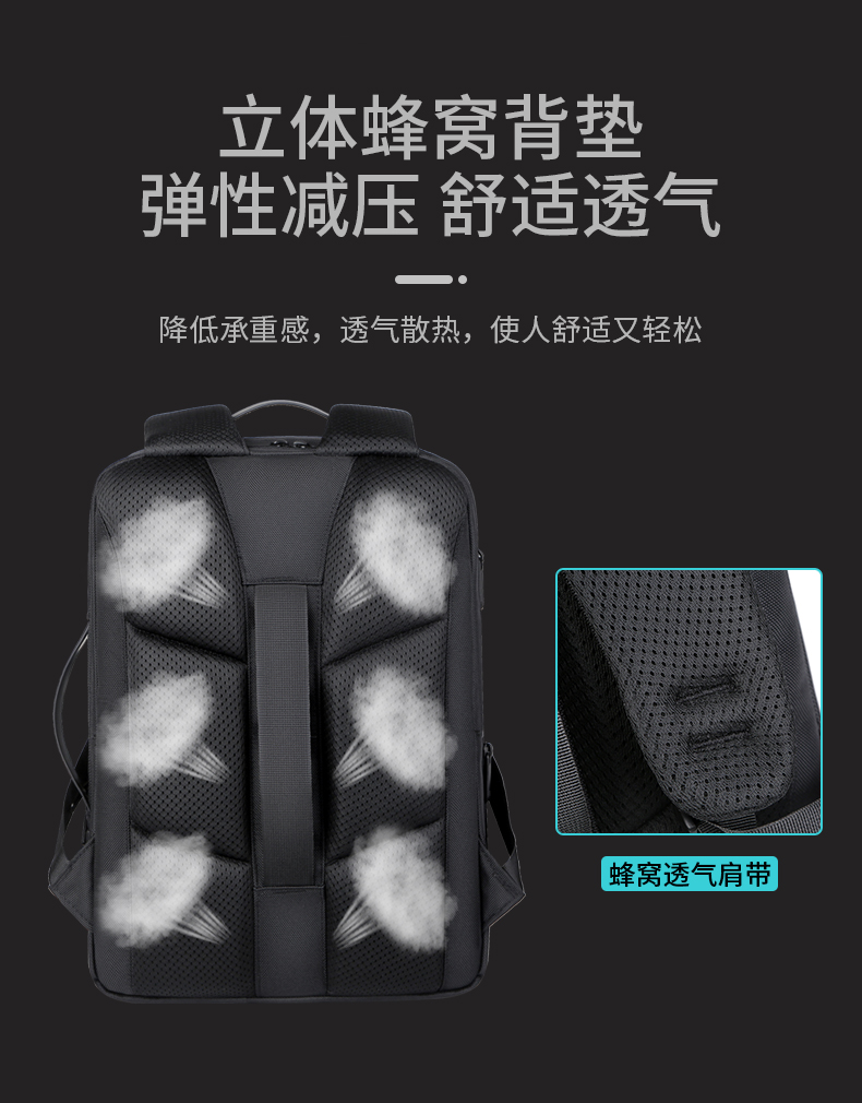 Leisure Commute Work Business Logo Custom Notebook Fashion Casual Daypack Travel Computer Laptop Backpack